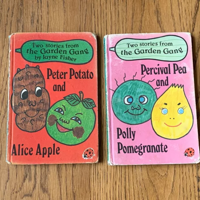 Ladybird Peter Potato & Alice Apple Percival Pea & Polly Pomegranate Garden Gang