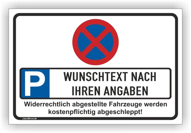 Schraffierte Parkverbotsschild Parken Wieviel Kostet Es picclick.de