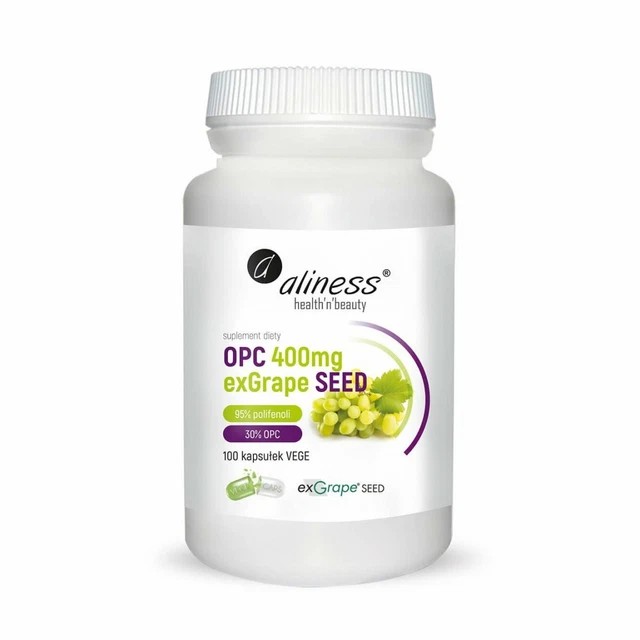 OPC GRAPE SEED Extract 400 mg exGrape SEED 95 polyphenols (100 caps