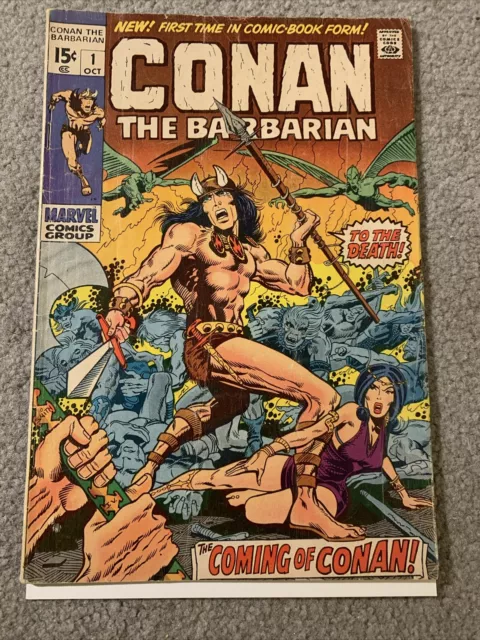 Conan The Barbarian #1 1970 1st Appearance Of Conan Roy Thomas Low Grade