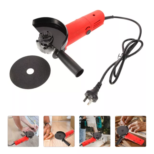 1200W Handheld Brushless Angle Grinder Cutting Tool Polishing w/ 5" Sanding Dics