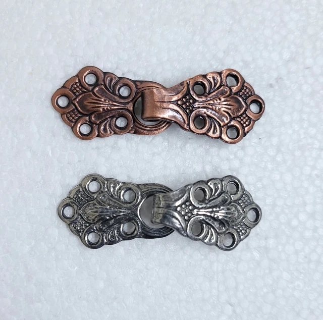 Broche de cárdigan noruego 45 mm gancho de peltre o bronce sujetador rana artesanía de costura