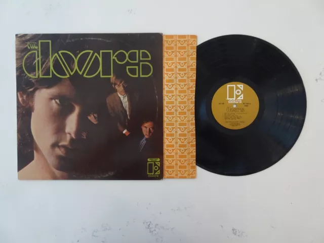 The Doors Self Titled S/T Debut 1St Lp Rare 1967 Big "E" Gold Label With Inner!!