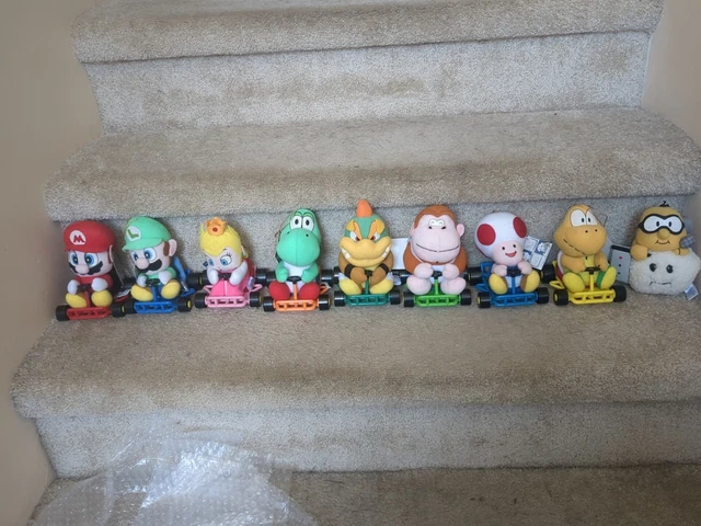Super mario bros bowser koopa peluche 25 cms felpa kart en México