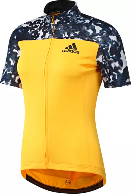 Adidas Ladies Cycling Jersey Haut Trailracessjsyw Jaune Respirant Séchage Rapide