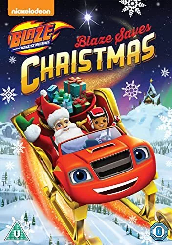 Blaze And The Monster Machines: Blaze Saves Christmas [DVD]-Very Good