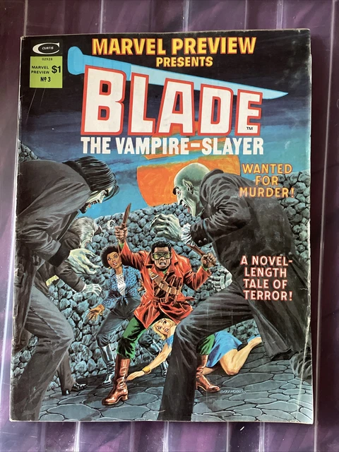 Marvel Preview Presents #3 Blade The Vampire Slayer Marvel Comics Magazine