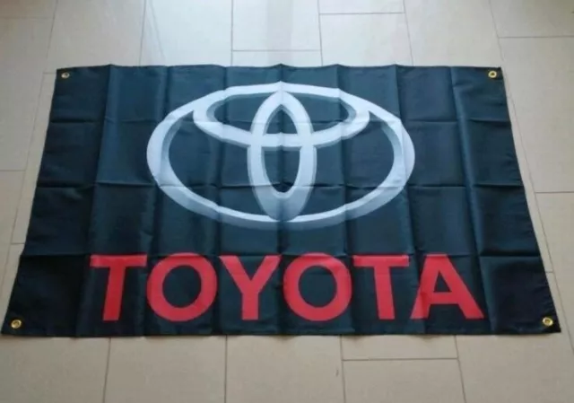 TOYOTA TRD Flag/Banner/Merchandise/Werbung/Wandbild/Racing/Tuning/JDM