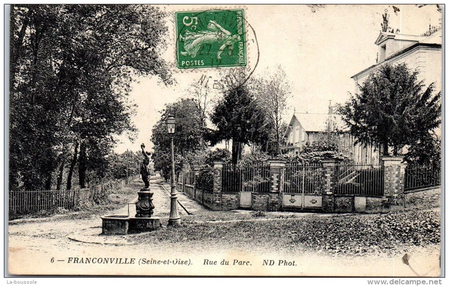 95 FRANCONVILLE -- la rue du parc.