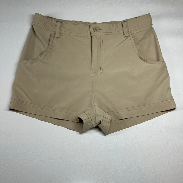 Patagonia Shorts Girls Extra Large XL Adjustable Waist Tan Khaki Lightweight