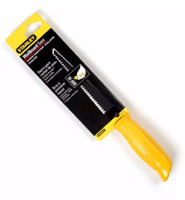 Stanley WALLBOARD SAW Fully Hardened Tempered Blade w/ Cushion Grip, 150mm