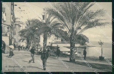 S EDIZ SANTA MARGHERITA LIGURE GENOVA CARTOLINA FP VG 1938 BRUNNER 