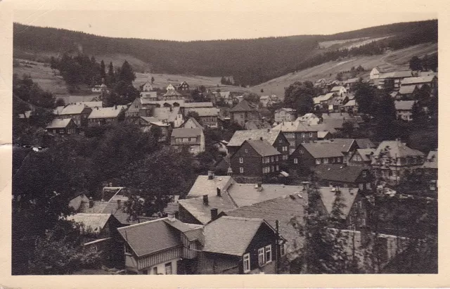 uralt AK Kurort Manebach Stadt Ilmenau Thüringer Wald Gesamtansicht Panorama