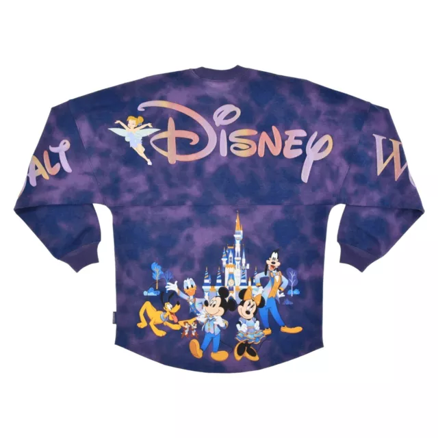 DISNEY PARKS WALT Disney World 50th Mickey & Friends Tie Dye