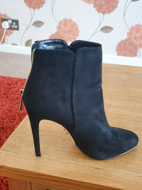 BLACK LIPSY ANKLE Boots size 5 Suede used once. Good Condition