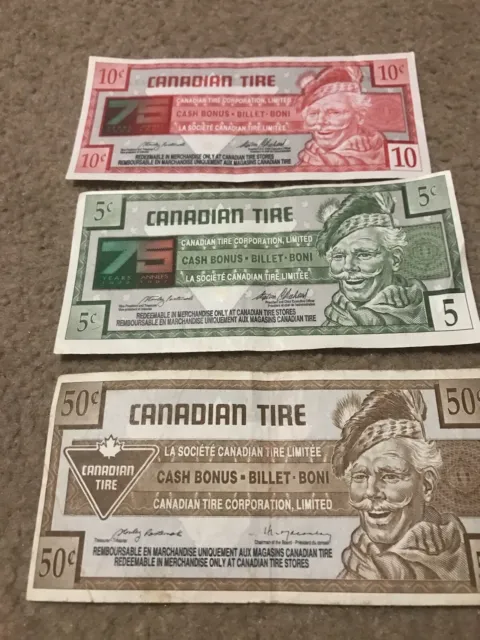canadian tire money