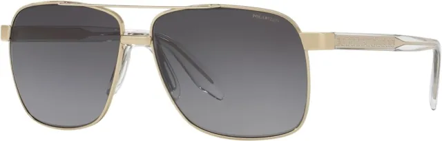 Versace VE2174 Men's Sunglasses - Pale Gold - BRAND NEW with box and papers