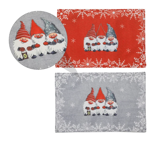 christmas silverware holder Weihnachten Urlaub Tischsets Frohe Weihnachten Tisch 6
