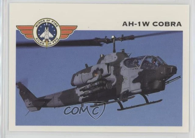1991 Action/Panini Wings of Fire AH-1W Cobra #93 0s5