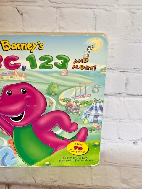 Barneys Abc 123 And More Written By Guy Davis 1998 Over 70 Fun