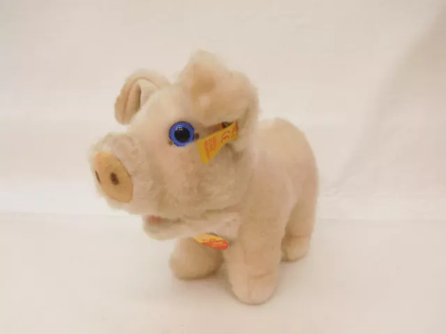 X-06049	Älteres Steiff Schwein Piggy, L. ca. 18 cm, weichgestopft