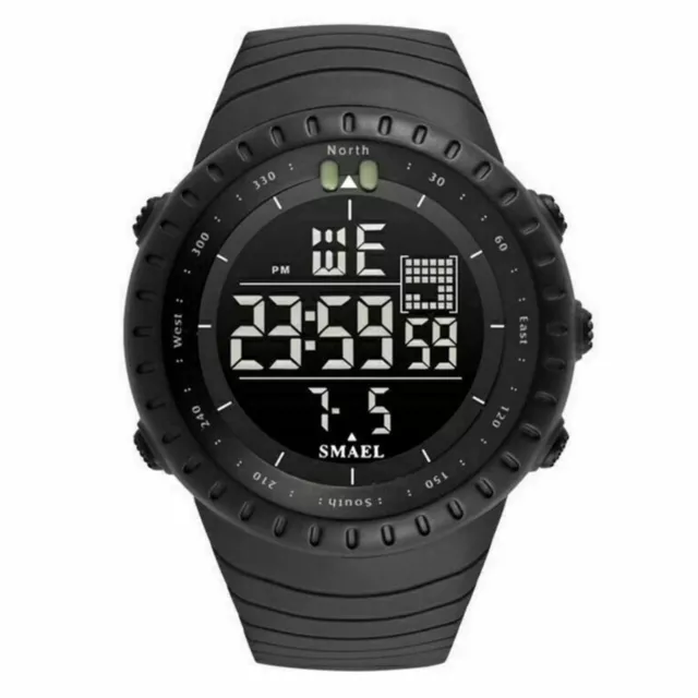 Quartz numérique calendrier sport sport militaire étanche montre-bracelet armée