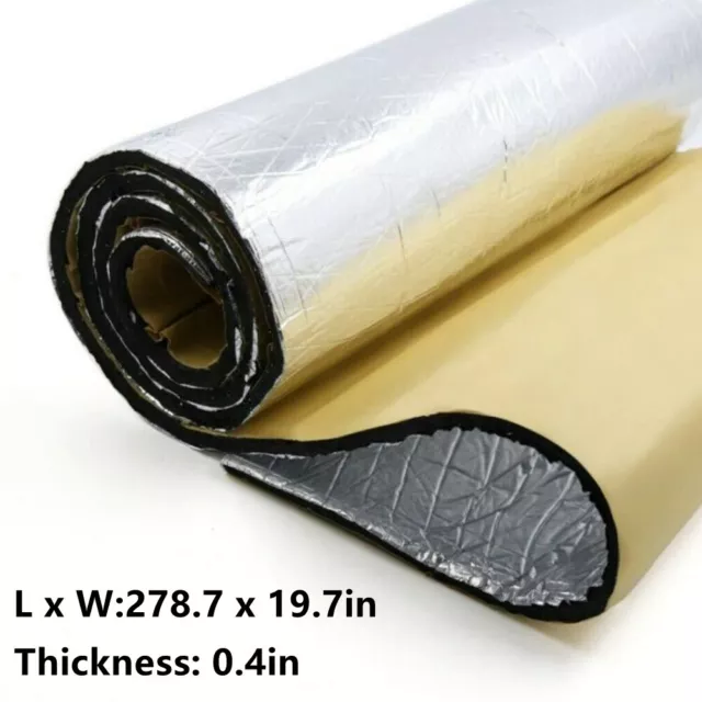 Automotive Soundproofing Insulation Foam 2M x 10mm Heat and Noise Control