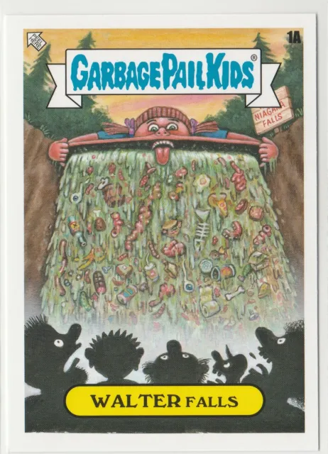 2021 Topps Garbage Pail Kids Go On Vacation Walter Falls 1A GPK sticker chase