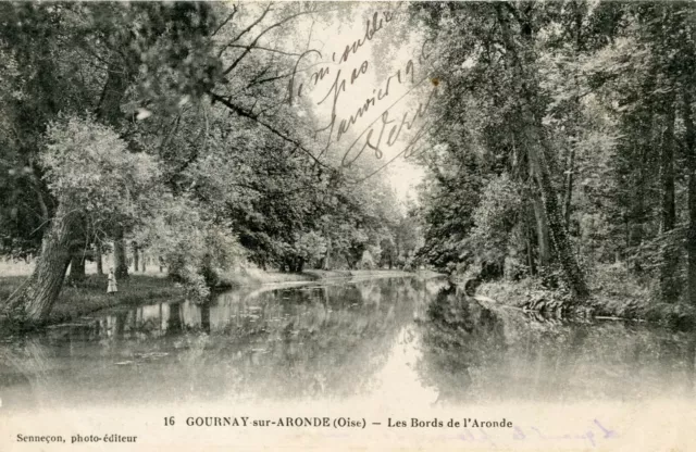 *18284 cpa Gournay sur Aronde - les bords de l'Aronde