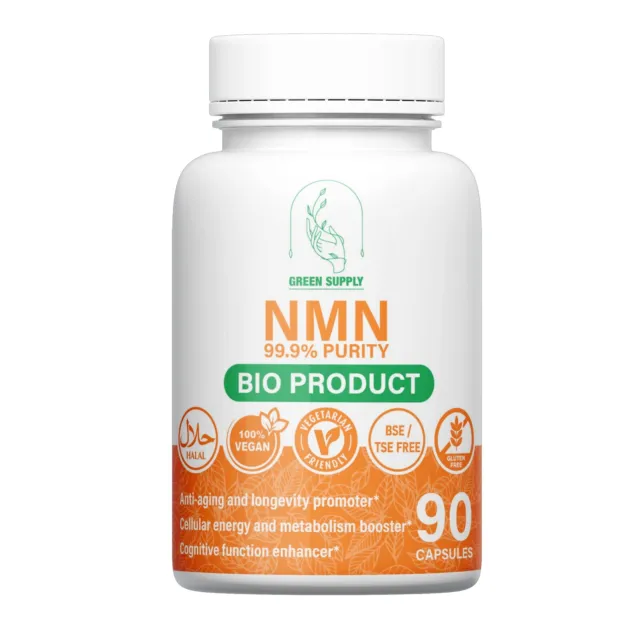 NMN 500 mg x 90 (nicotinamide mononucléotide) Pureté certifié de haute qualité.