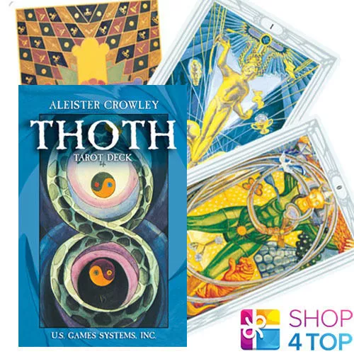 Aleister Crowley Thoth Cartes Tarot Poche Pont Geheimlehre US Games Systems Neuf