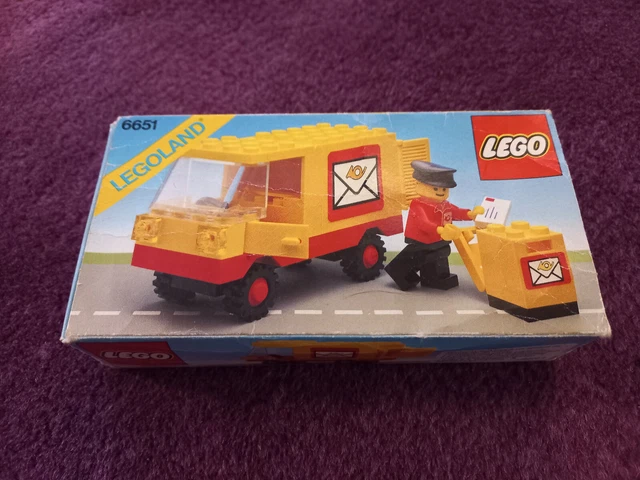 LEGO ANN??E 80, legoland, le camion du facteur ref 6651 complet en boite ! EUR 4,99 - PicClick FR