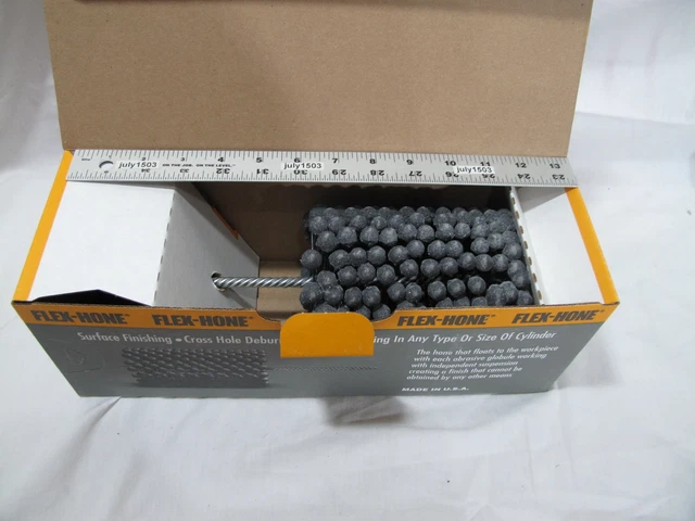 (1) NEW  4" 180 grit Flexible Cylinder Hone Bore Diameter Ball Engine Flex long