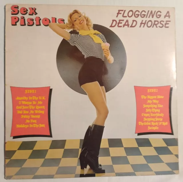 SEX PISTOLS - Flogging A Dead Horse - Vinyl Record LP - UK 12 Inch - V2142 Rare