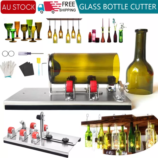 Glass Bottle Cutter Cutting Tool Upgrade Version Square & Round Bottle Cutter AU