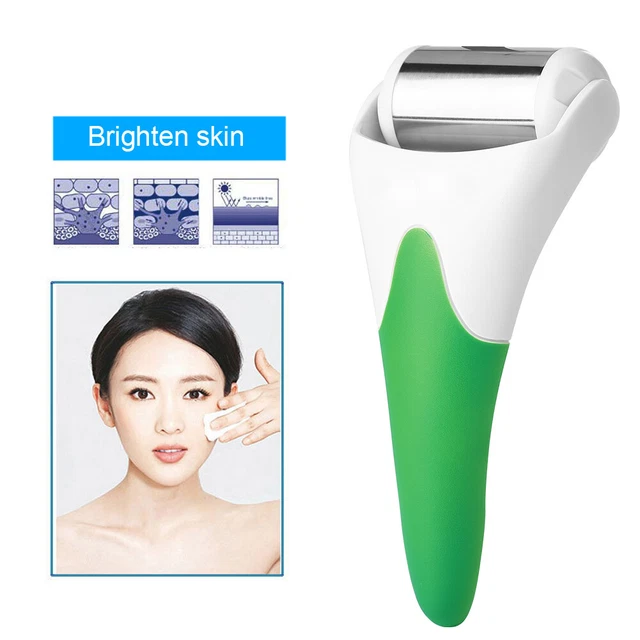 Ice Roller Massager Anti Wrinkles Face Skin Smooth Body Cool Massage Device IDS