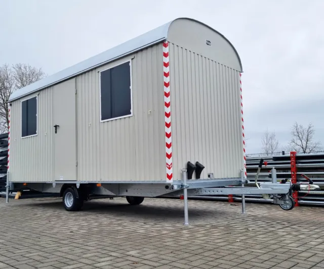 Bauwagen Baustellenwagen 5m mit kompletter Einrichtung 500m/220cm/230cm