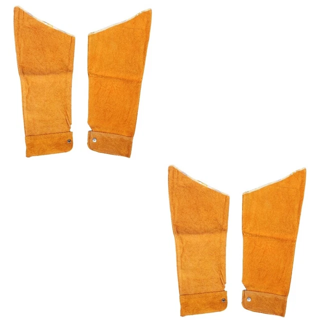 2 Pairs Welder's Sleeves Welding Arm Heat Resistant Protective Case