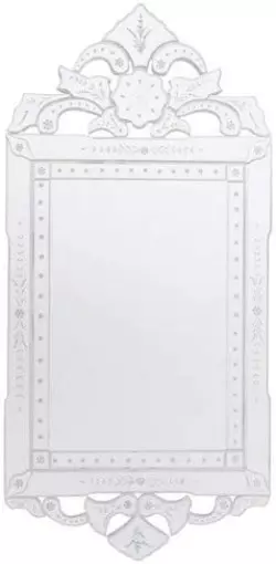 Mirror Large Antique Style Detailed Venetian Wall 4Ft X 1Ft11 122cm X 59cm,