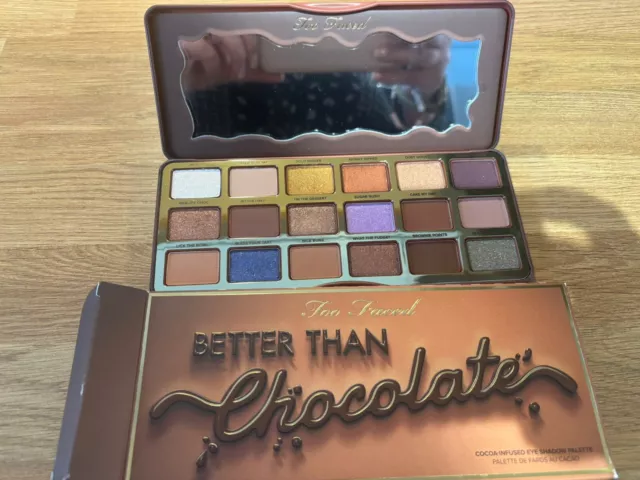 Brandneu in Originalverpackung Too Faced Better than Schokolade Lidschatten Palette UVP £48