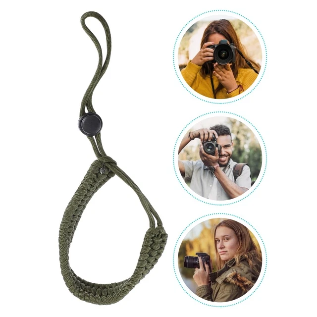 Braccialetto fotocamera cordino cinturino sgancio rapido regolabile