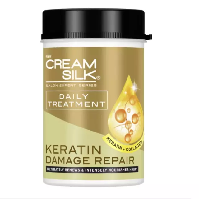 Cream Silk Daily Treatment Keratin Damage Repair 650ml 3