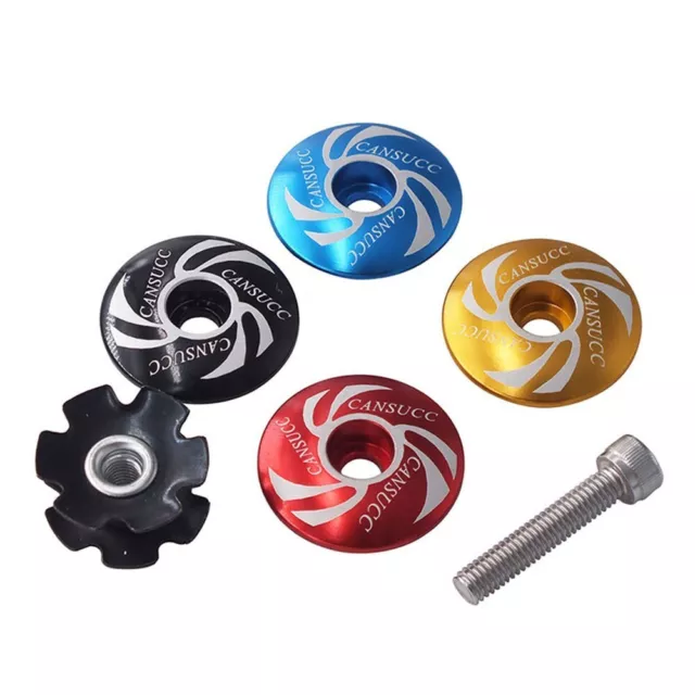 Bike Stem Cap with Aluminum Alloy Top Cover 28 6mm Upper Tube Diameter