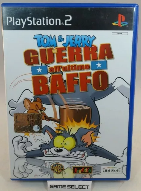 TOM & JERRY GUERRA ALL'ULTIMO BAFFO e SONY PS2 PLAYSTATION PAL ITALIANO COMPLETO