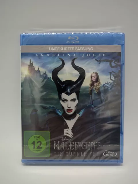 Blu-ray, Maleficent - Die dunkle Fee - Ungekürzte Fassung - Angelina Jolie, NEU