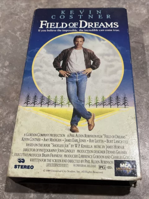 FIELD OF DREAMS (VHS, 1989) Kevin Costner MCA Original Release $3.99 …