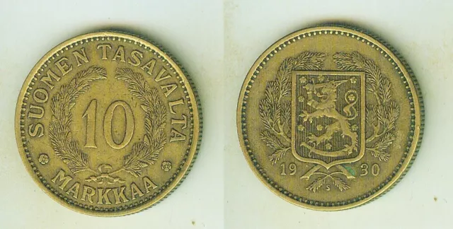 10 Markkaa. 1930    Finnland