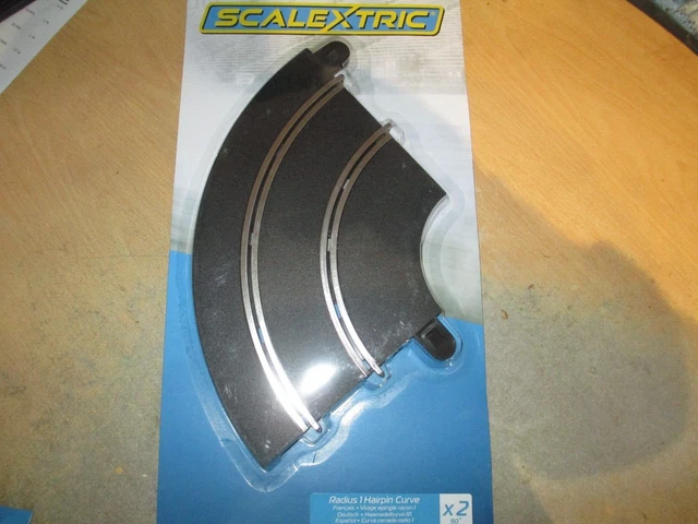 Scalextric R1 Curve SCALEXTRIC C8201 RADIUS 90o HAIRPIN CURVE £8.19 - PicClick UK