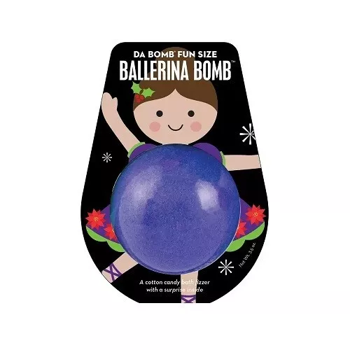 Bailarina Talla Divertida Bailarina Bomba de Baño Algodón Caramelo con Sorpresa Interior