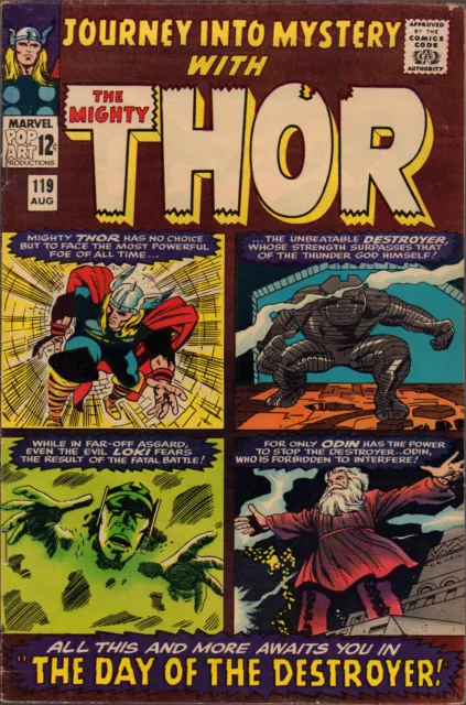 Journey Into Mystery #119 - 1st App Hogun, Fandrall, & Volstagg (6.0 / 6.5) 1965